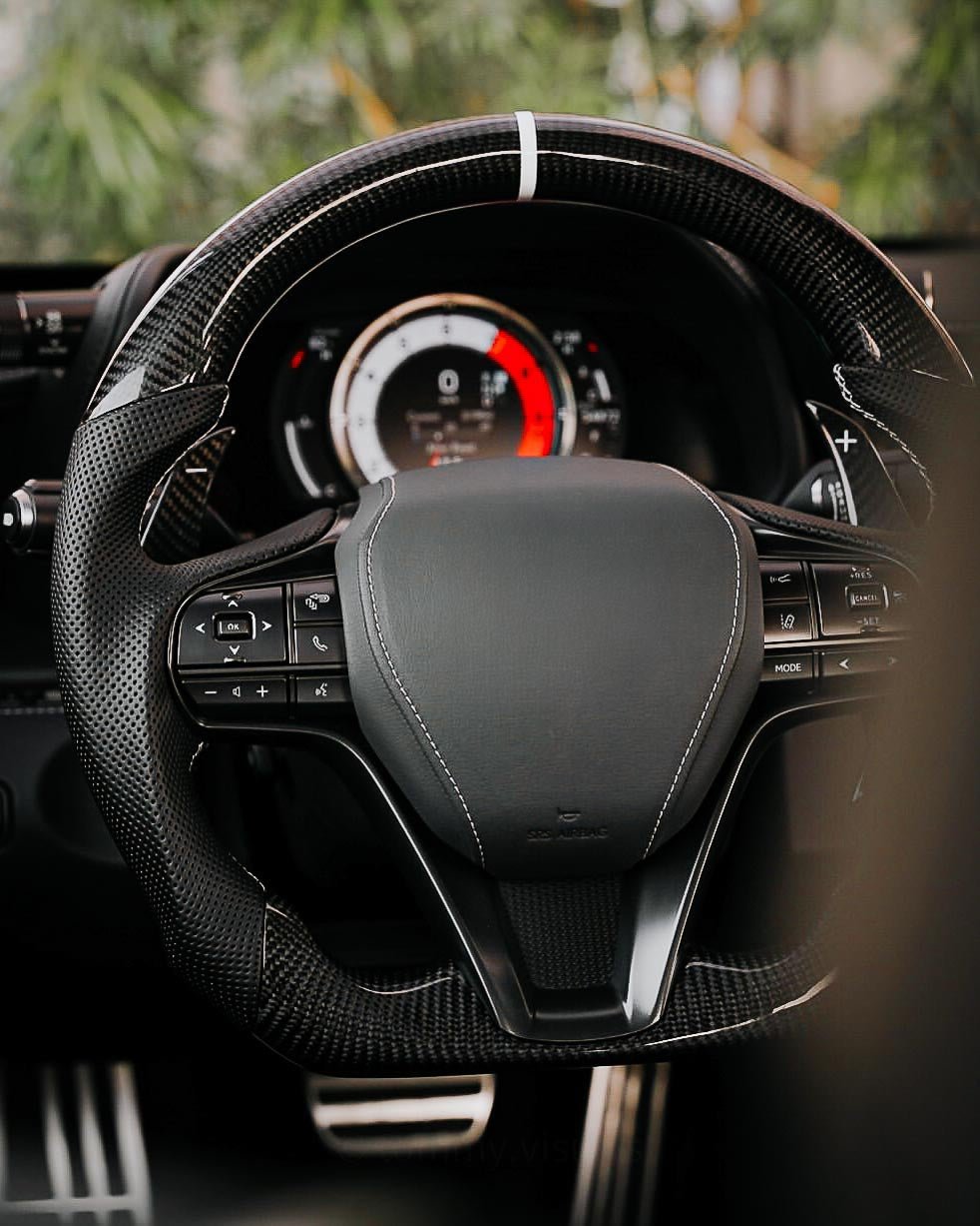 Fully Custom Carbon Fiber Steering Wheel – Lexus LC500 (2018+)