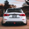 Carbon Fiber Rear LED Brake Light Diffuser - Infiniti Q50 (2014+)