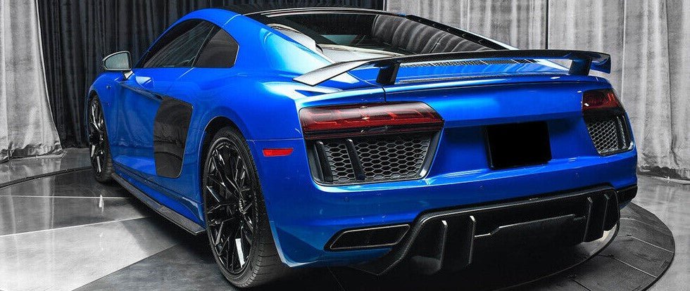 Carbon Fiber Side Skirt Extensions - Audi R8 (2016-2023)