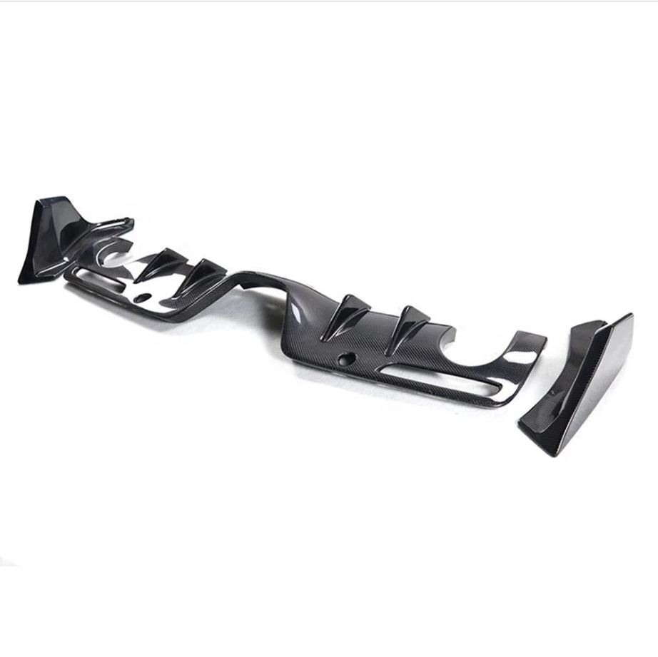 Carbon Fiber Aero Rear Diffuser With Rear Canards - Toyota Supra A90 A91 (2020+)