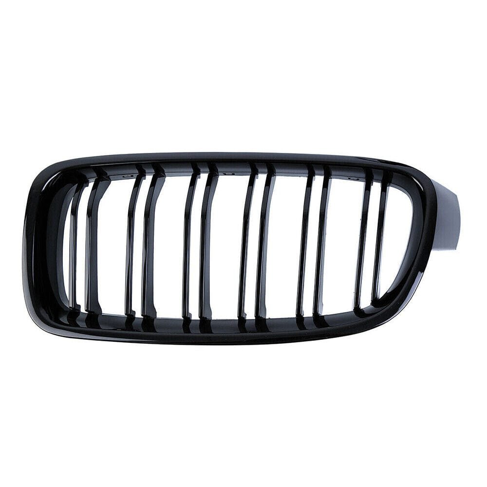 Gloss Black Front Kidney Grilles (Dual Slat) - BMW F30 F31 (2012–2018)