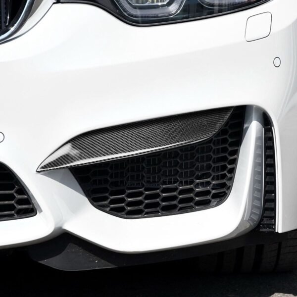 Carbon Fiber Upper Vent Fang Splitter Cover - BMW F80 M3 / F82 F83 M4 (2014-2020)