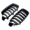 Gloss Black Front Kidney Grilles (Dual Slat) - BMW F30 F31 (2012–2018)