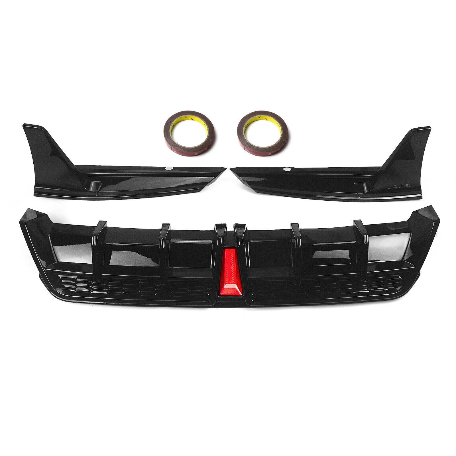 Gloss Black Rear Yofer Diffuser - Toyota Camry (8th Generation) (2018-2024)