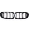 Gloss Black Front Kidney Grilles (Single Slat) - BMW F32 F33 F36
