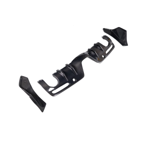 Carbon Fiber Aero Rear Diffuser With Rear Canards - Toyota Supra A90 A91 (2020+)