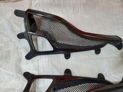 Carbon Fiber Rear Diffuser Fog Light Trim - Ferrari 458 (2010–2015)