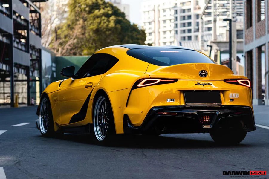 Carbon Fiber BKSS Rear Diffuser With F1 LED - Toyota Supra A90 A91 (2020+)