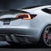 Carbon Fiber Rear Diffuser - Tesla Model 3 (2017–2023)