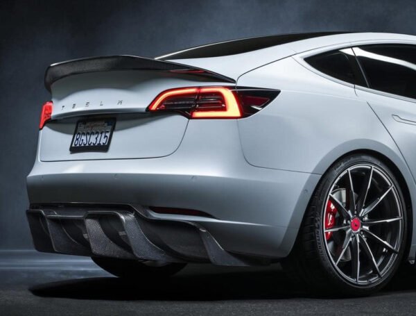 Carbon Fiber Rear Diffuser - Tesla Model 3 (2017–2023)