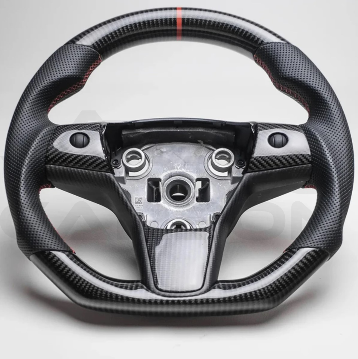 Fully Custom Carbon Fiber Steering Wheel – Tesla Model 3