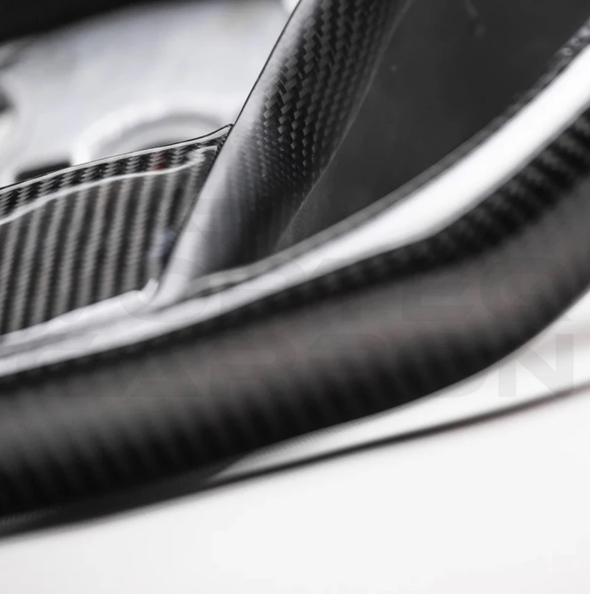 Fully Custom Carbon Fiber Steering Wheel – Tesla Model 3