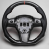 Fully Custom Carbon Fiber Steering Wheel – Tesla Model 3