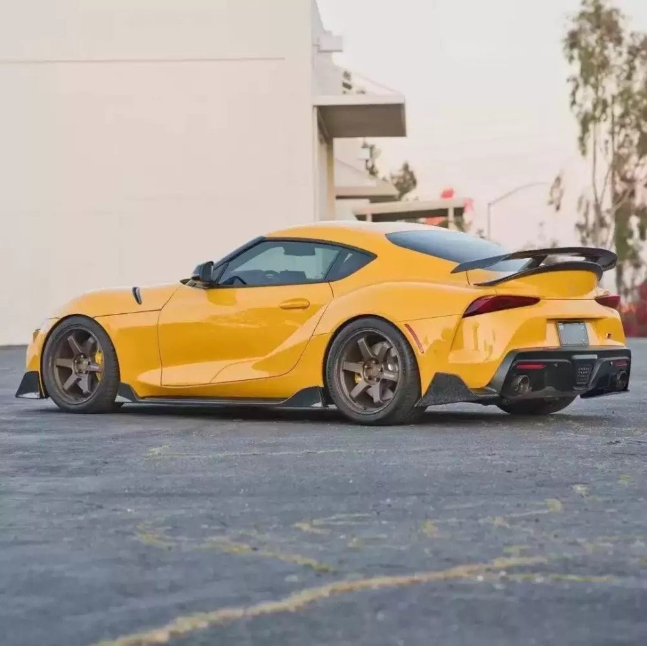 Carbon Fiber A Style Side Skirts - Toyota Supra A90 A91 (2020+)