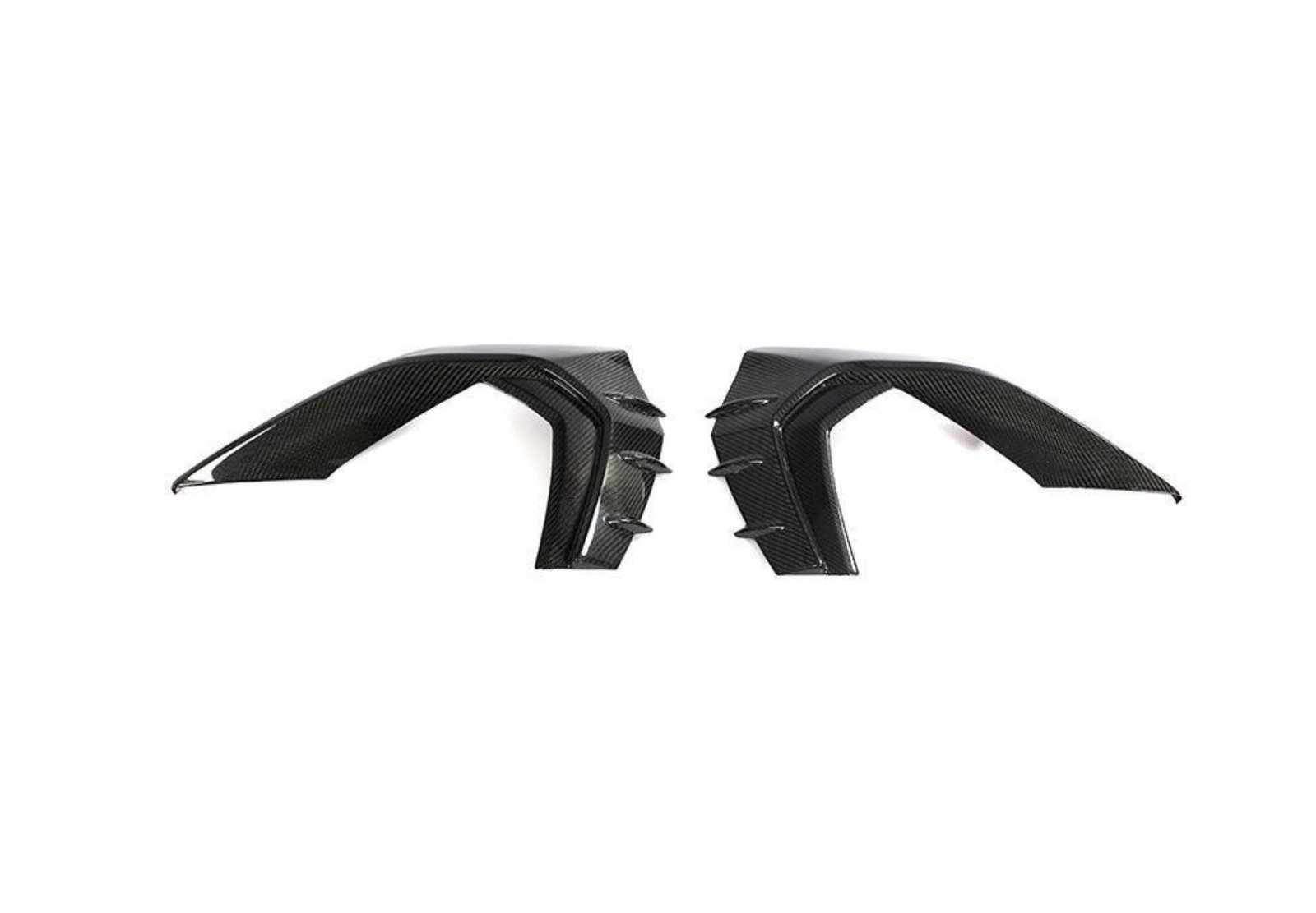 Carbon Fiber Front Vent Canard Trim - Audi RS3 Sedan (2022-2024)