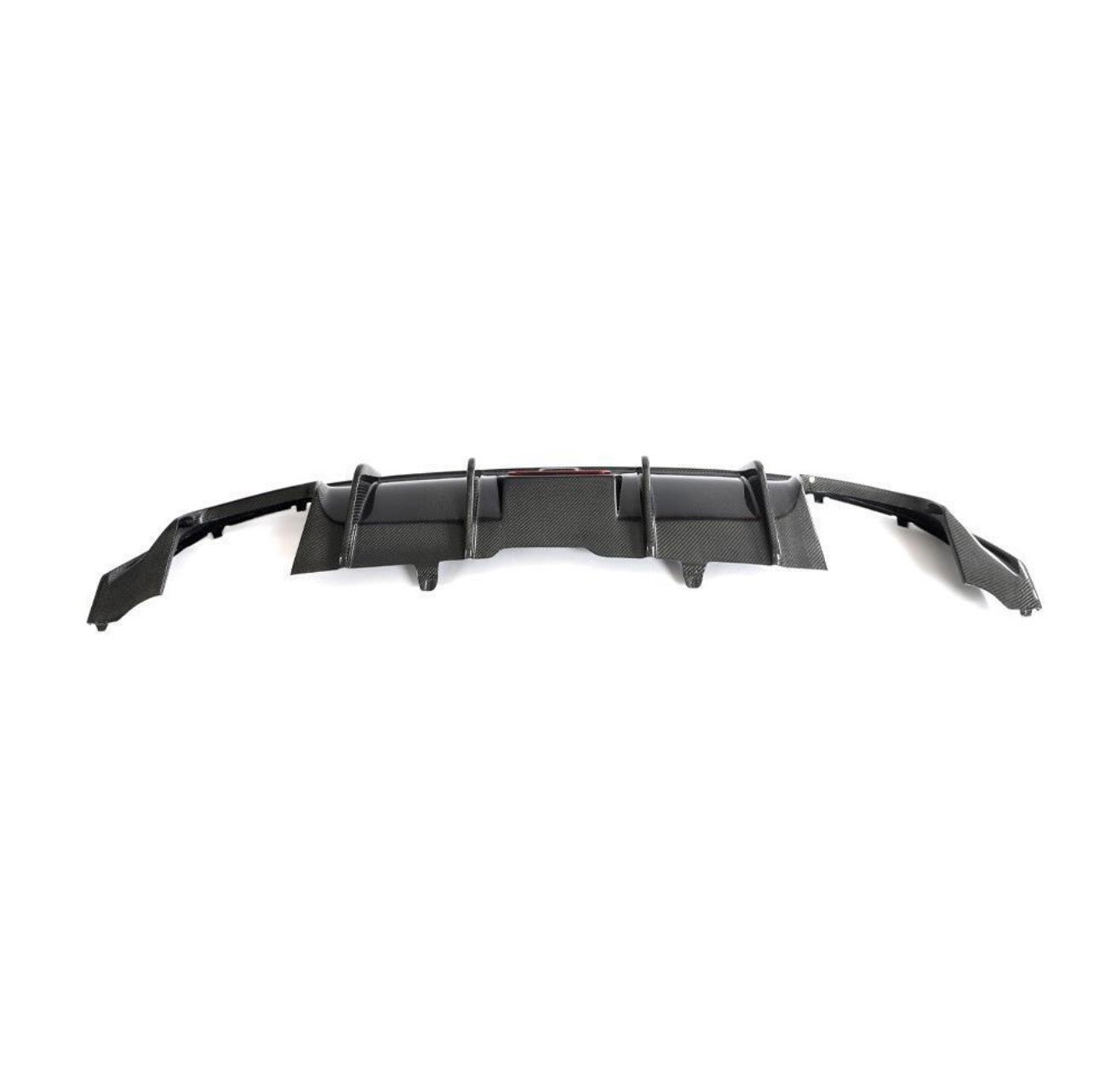 Carbon Fiber F1 LED K Style Rear Diffuser - Audi A3 S-Line / S3 Sedan 8V (2017-2020)