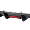 Carbon Fiber F1 LED K Style Rear Diffuser - Audi A3 S-Line / S3 Sedan 8V (2017-2020)
