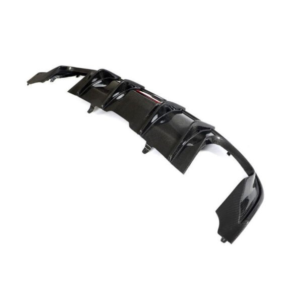 Carbon Fiber F1 LED K Style Rear Diffuser - Audi A3 S-Line / S3 Sedan 8V (2017-2020)