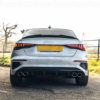 Carbon Fiber Trunk Spoiler PSM High Kick Style - Audi A3 S3 RS3 Sedan (2022-2024)