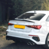 Carbon Fiber Trunk Spoiler PSM High Kick Style - Audi A3 S3 RS3 Sedan (2022-2024)