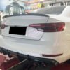 Carbon Fiber K Style LED Rear Diffuser - Audi A4 B9 Sedan (2017-2019)