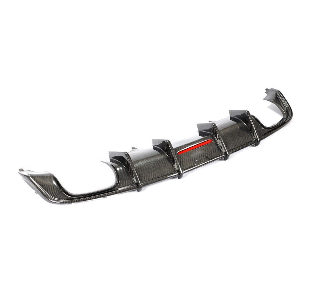 Carbon Fiber F1 LED K Style Rear Diffuser - Audi A5 S-Line / S5 B9 Coupe (2017-2019)