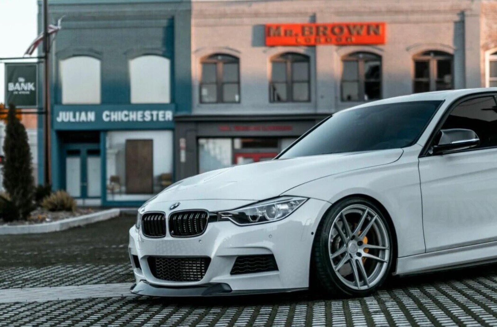 Carbon Fiber JHP Style Front Lip - BMW F30 (2012–2018)