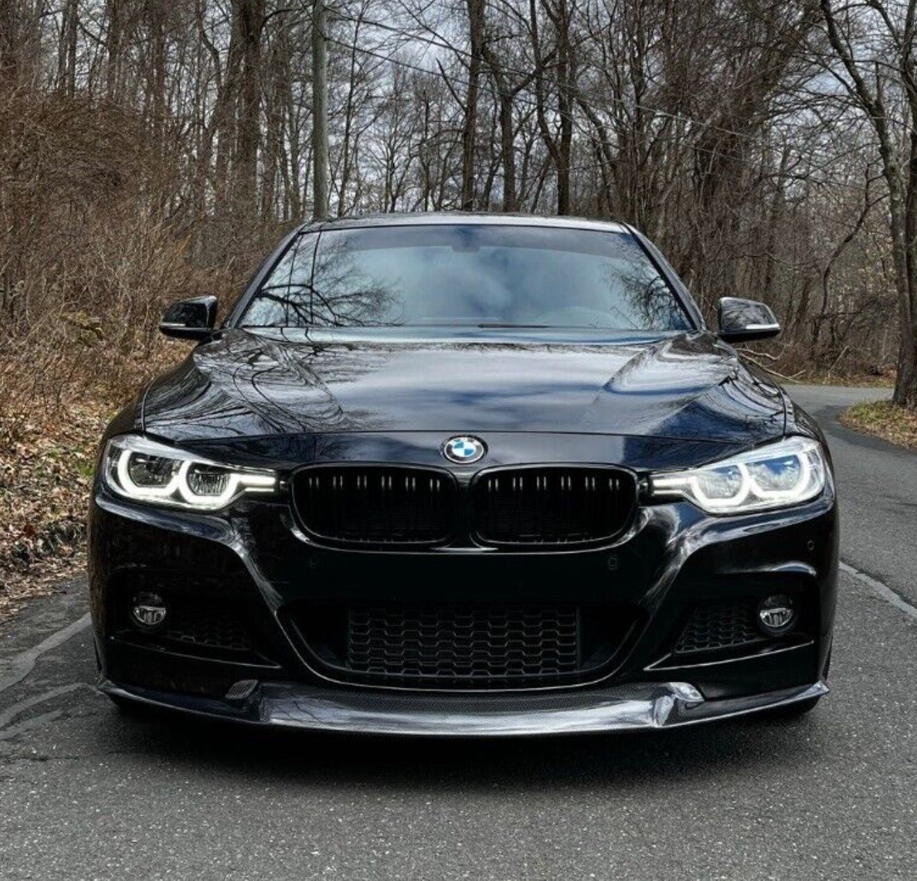 Carbon Fiber JHP Style Front Lip - BMW F30 (2012–2018)