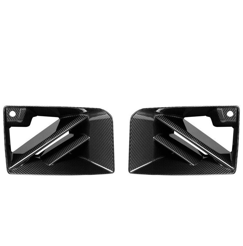 Carbon Fiber Front Side Vent (Dual Diagonal Slat) - BMW G87 M2 (2023+)