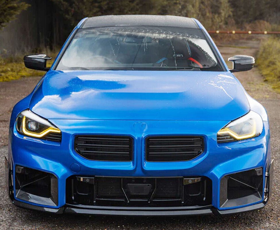 Carbon Fiber Front Side Vent (Single Diagonal Slat) - BMW G87 M2 (2023+)