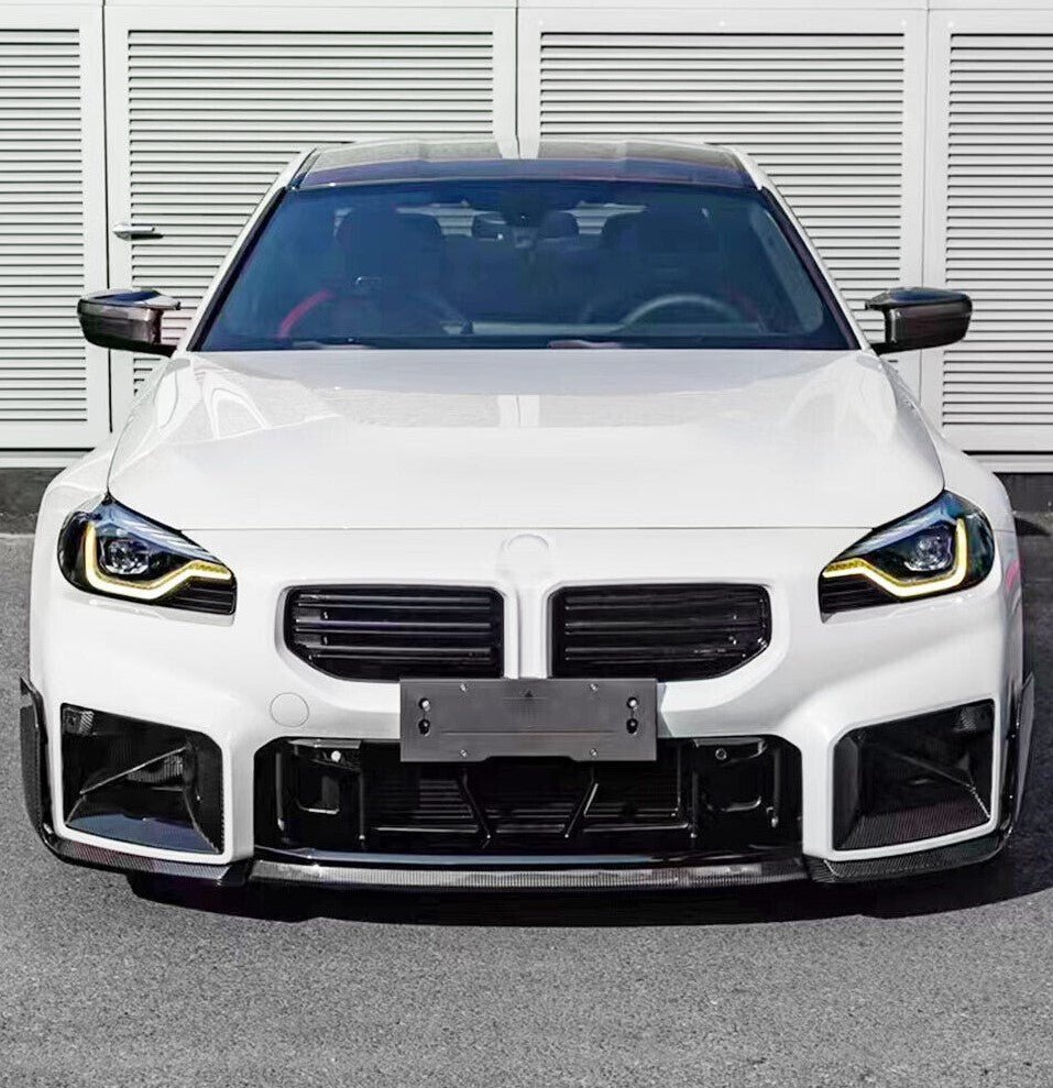 Carbon Fiber Front Side Vent (Single Diagonal Slat) - BMW G87 M2 (2023+)