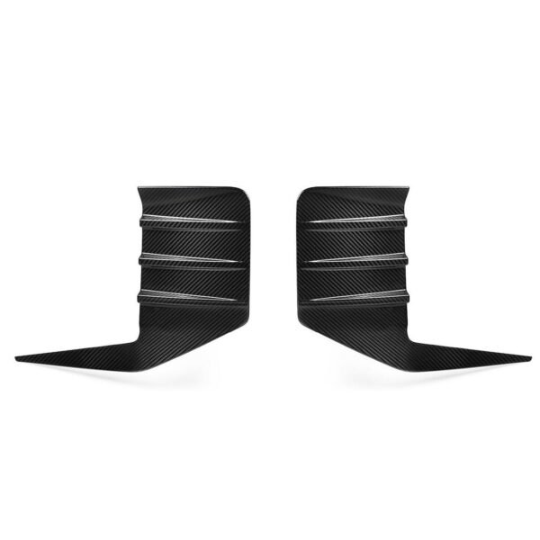 Carbon Fiber Rear Side Vent Trim Canard - BMW G87 M2  (2023+)