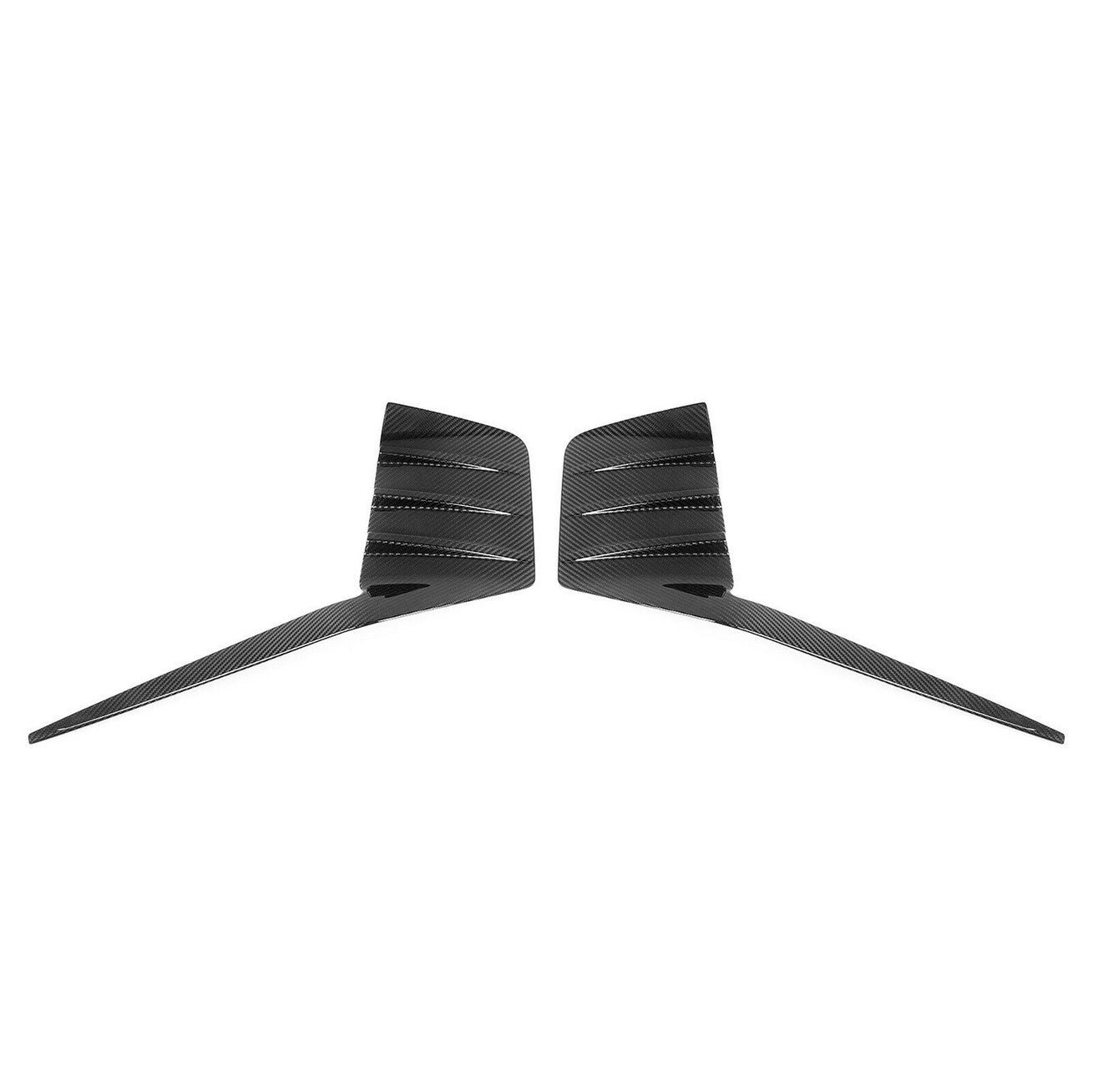 Carbon Fiber Rear Side Vent Trim Canard - BMW G87 M2  (2023+)