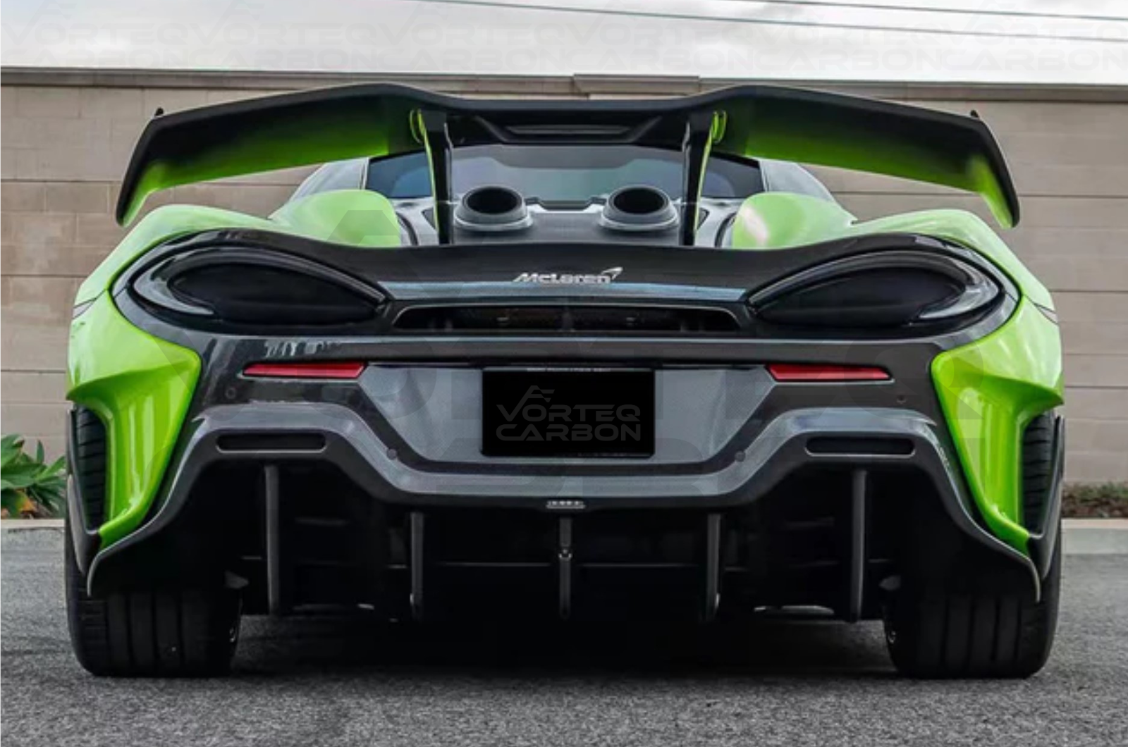Carbon Fiber Rear Bumper Side Canards - McLaren 600LT (2018-2021)