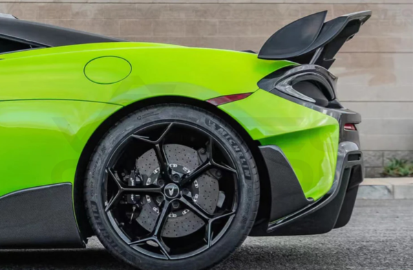 Carbon Fiber Rear Bumper Side Canards - McLaren 600LT (2018-2021)
