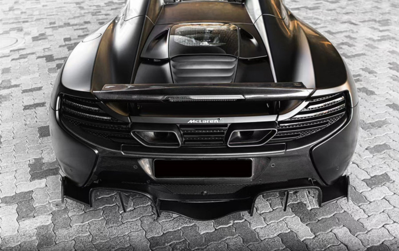 Carbon Fiber B Style Rear Diffuser - McLaren 650S (2014-2016)