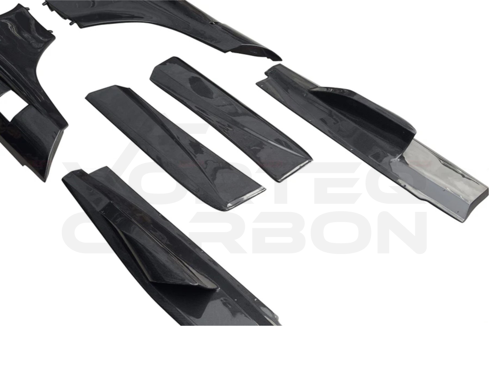 Carbon Fiber B Style Full Side Skirts - McLaren 650S (2014-2016)