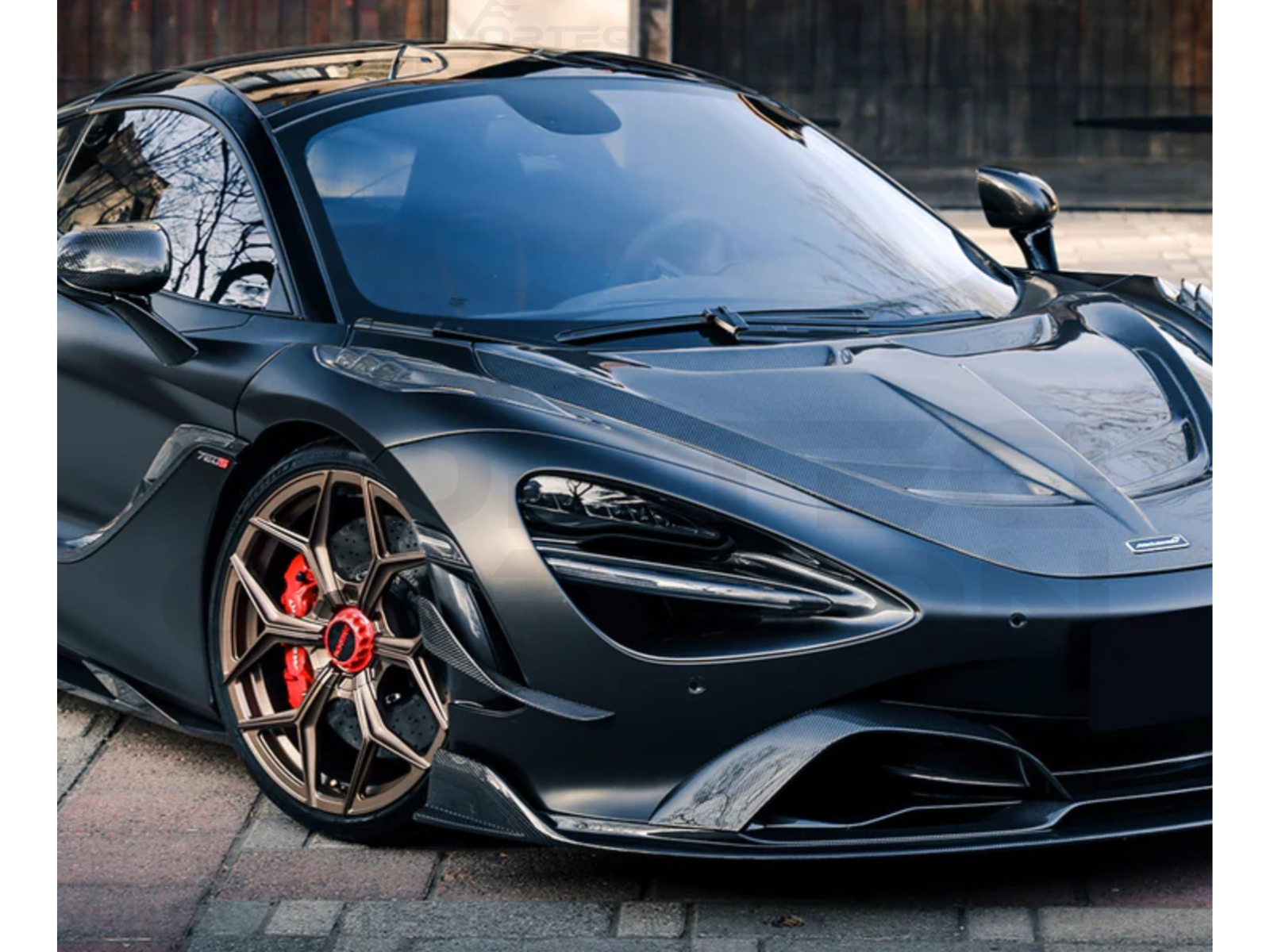 Carbon Fiber Front Bumper Canards - McLaren 720S (2017-2023)