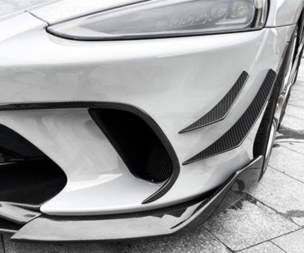 Carbon Fiber Front Bumper Canards - McLaren GT (2019+)