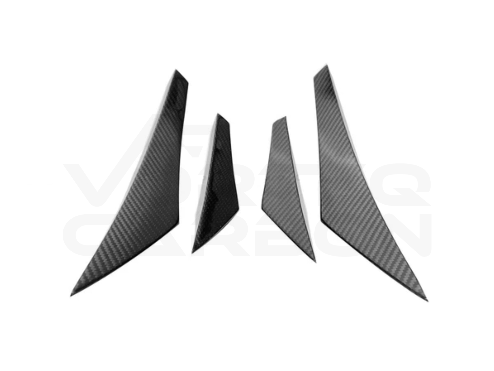 Carbon Fiber Front Bumper Canards - McLaren GT (2019+)