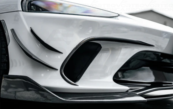 Carbon Fiber Front Bumper Canards - McLaren GT (2019+)