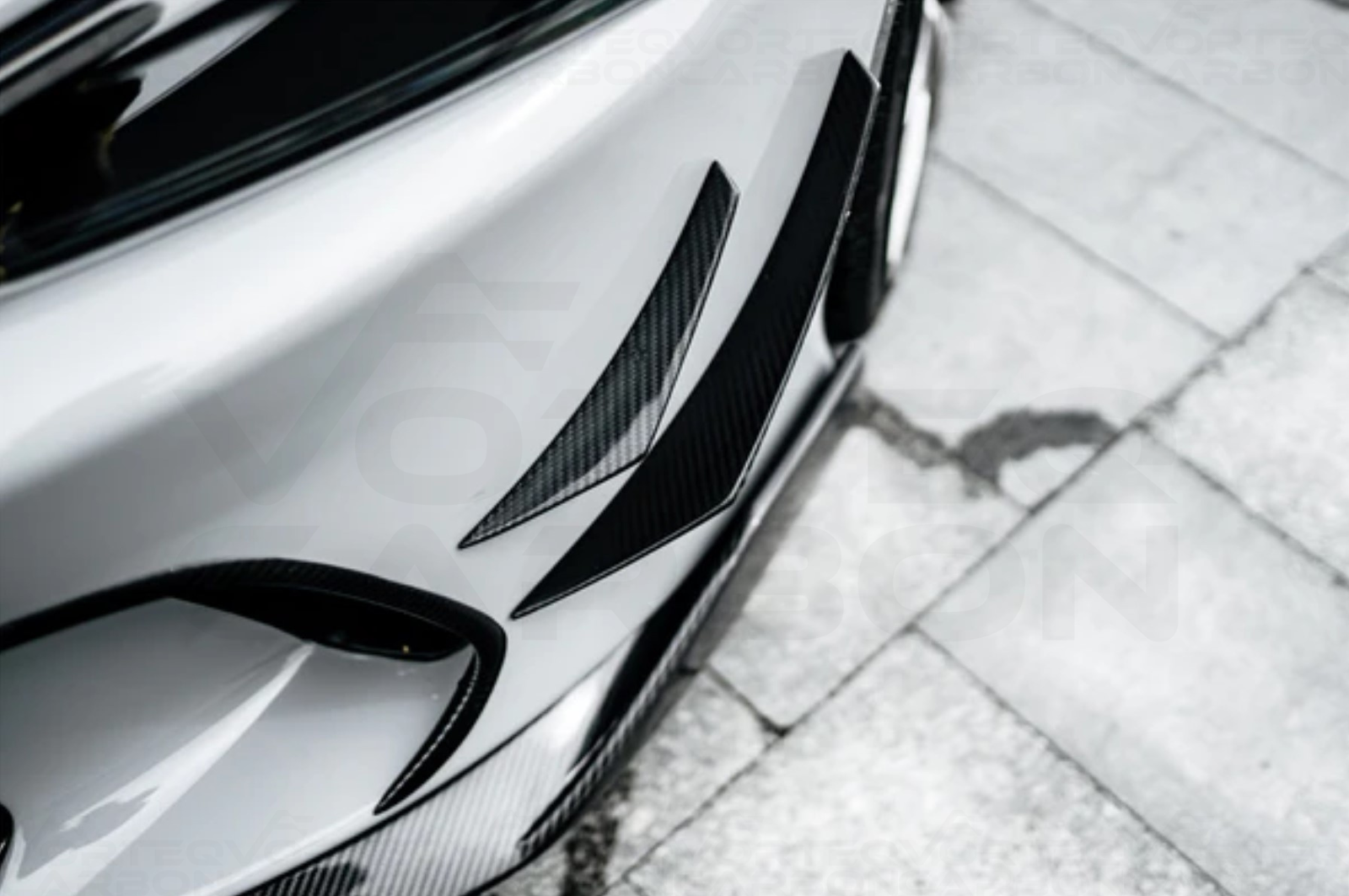 Carbon Fiber Front Bumper Canards - McLaren GT (2019+)