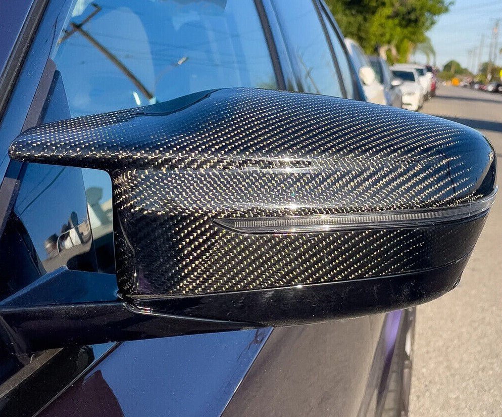 Carbon Fiber Mirror Caps - BMW G80 M3 / G82 G83 M4 / G87 M2 (2021+)