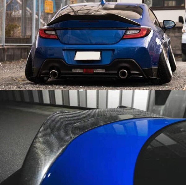Carbon Fiber Trunk Spoiler V Style - Toyota GR86 / Subaru BRZ (2nd Gen ZN8 / ZD8) (2022+)