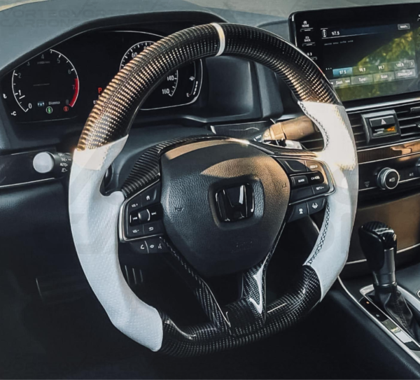 Fully Custom Carbon Fiber Steering Wheel – Honda Accord (2018-2022)