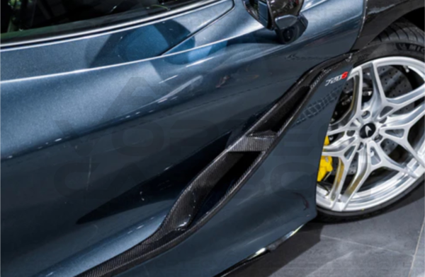Carbon Fiber Door Vent Trim Overlay Inserts - McLaren 720S (2017-2023)