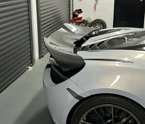 Carbon Fiber C Style High Kick Rear Spoiler Wing - McLaren 720S (2017-2023)