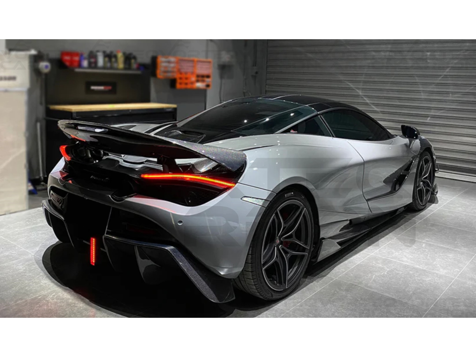 Carbon Fiber S Style High Kick Rear Spoiler Wing - McLaren 720S (2017-2023)
