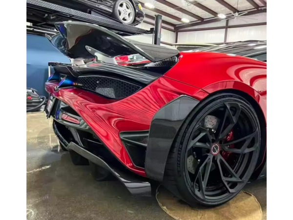 Carbon Fiber R Style High Kick Rear Spoiler Wing - McLaren 720S (2017-2023)