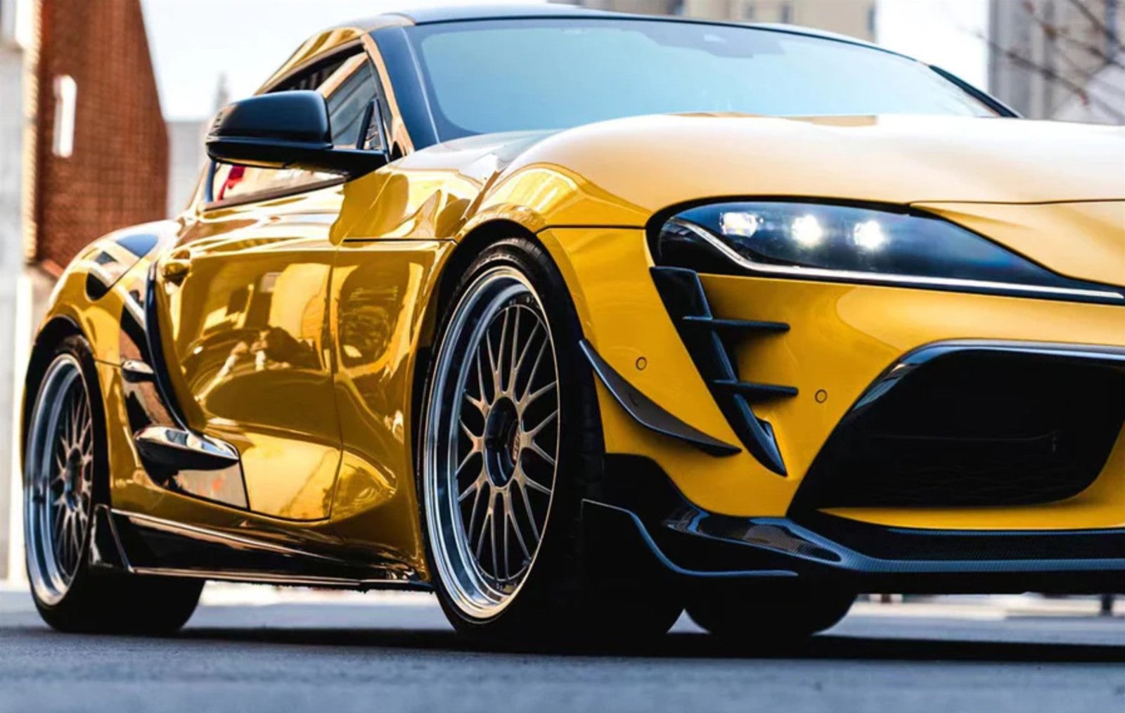 Carbon Fiber Aggressive Front Bumper Vent - Toyota Supra A90 A91 (2020+)